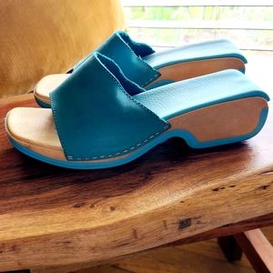 Vintage Italian Leather Slides